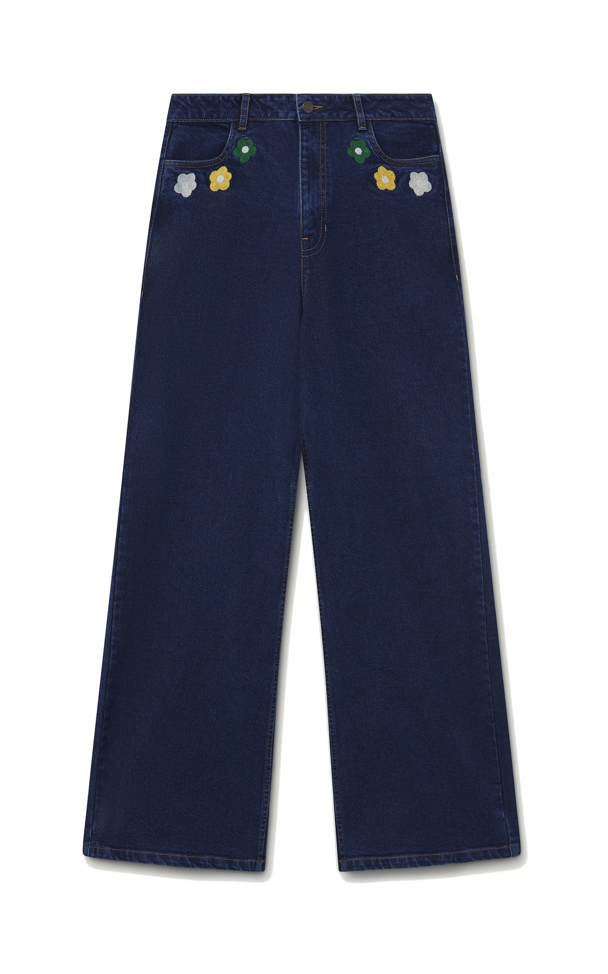 Compania Fantastica - Blue Jeans With Euphonia Print