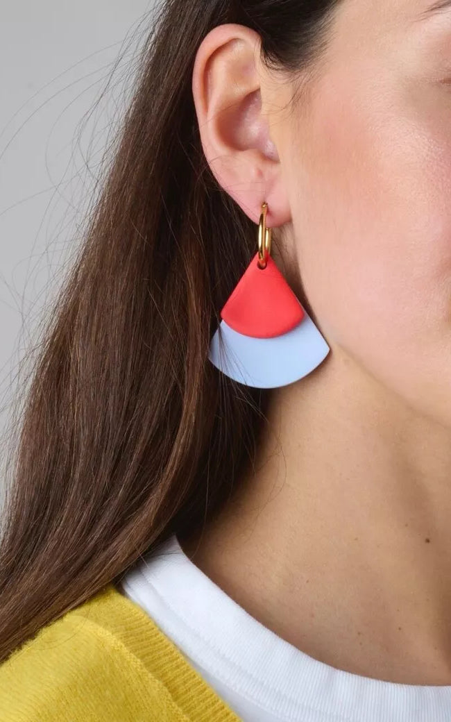 Blue Eclipse Earrings