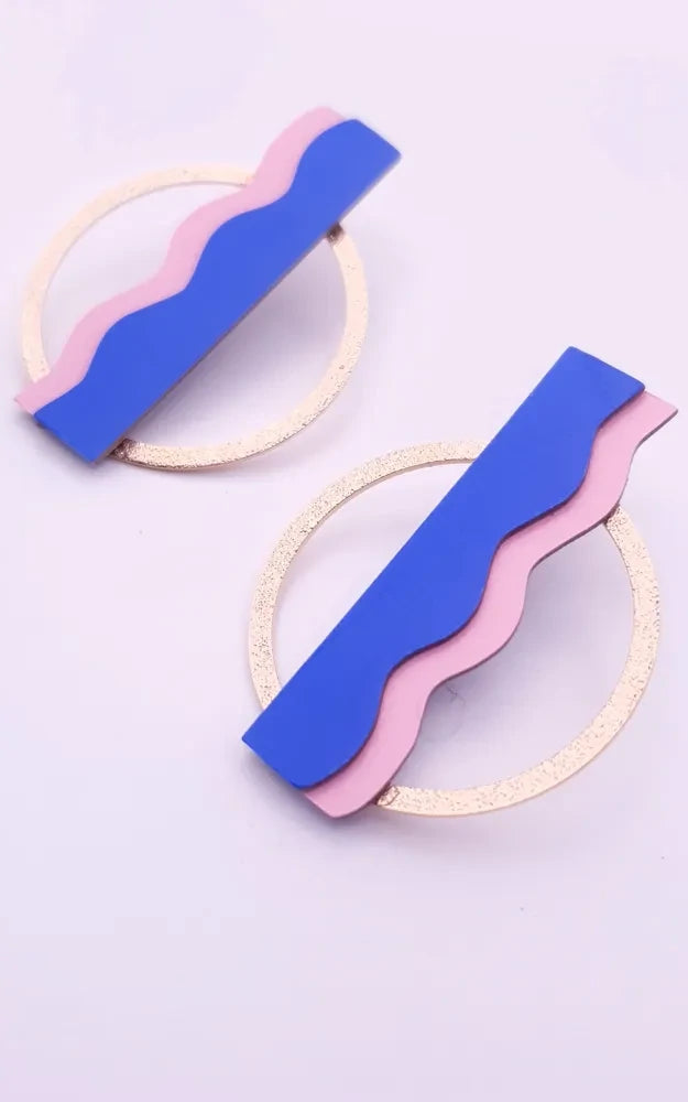 Surf Earrings Blu