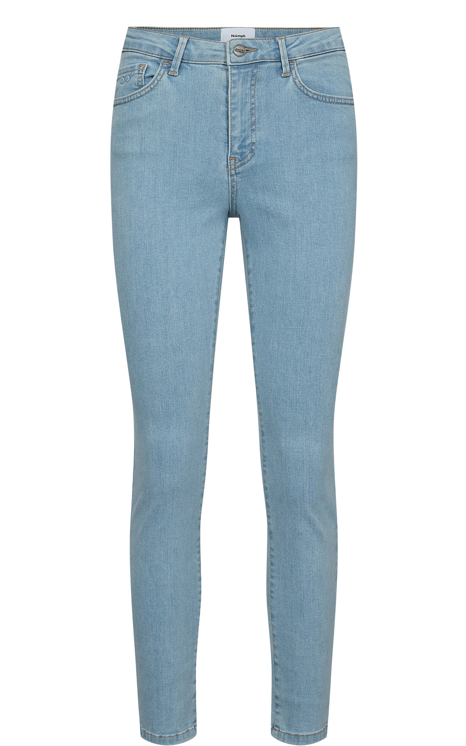 Nusidney Cropped Jeans Light Blue Denim