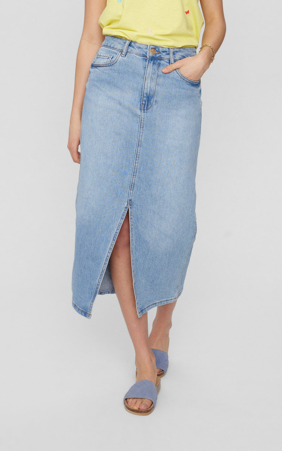 Nutoronto Skirt Medium Blue Denim