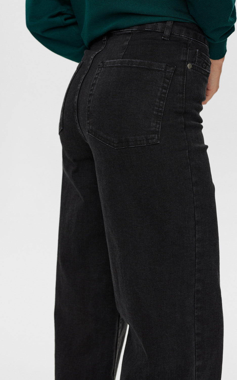 Nümph - Nuparis Jeans Long Black Caviar