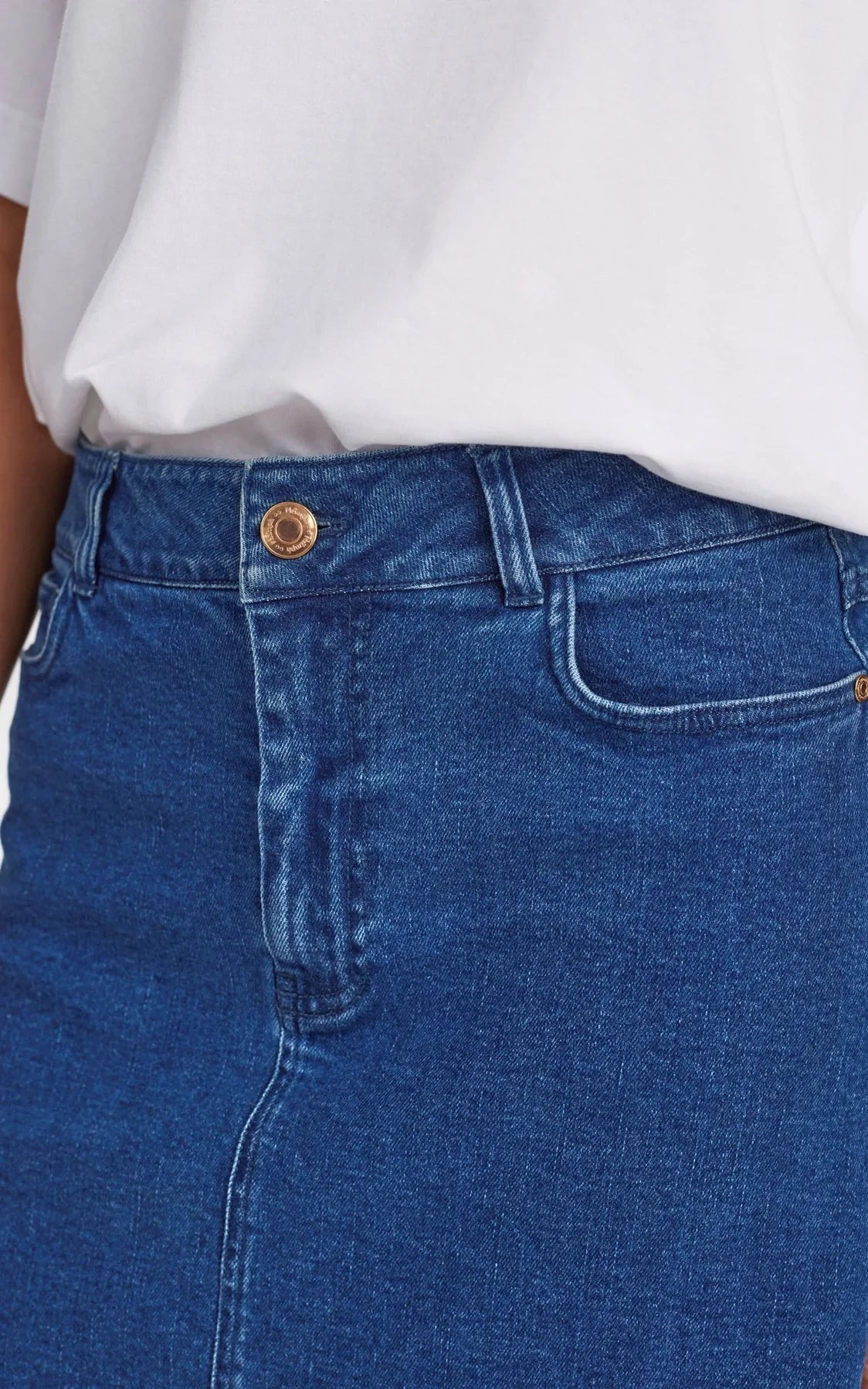 Nümph - Nululu Denim Skirt Medium Blue