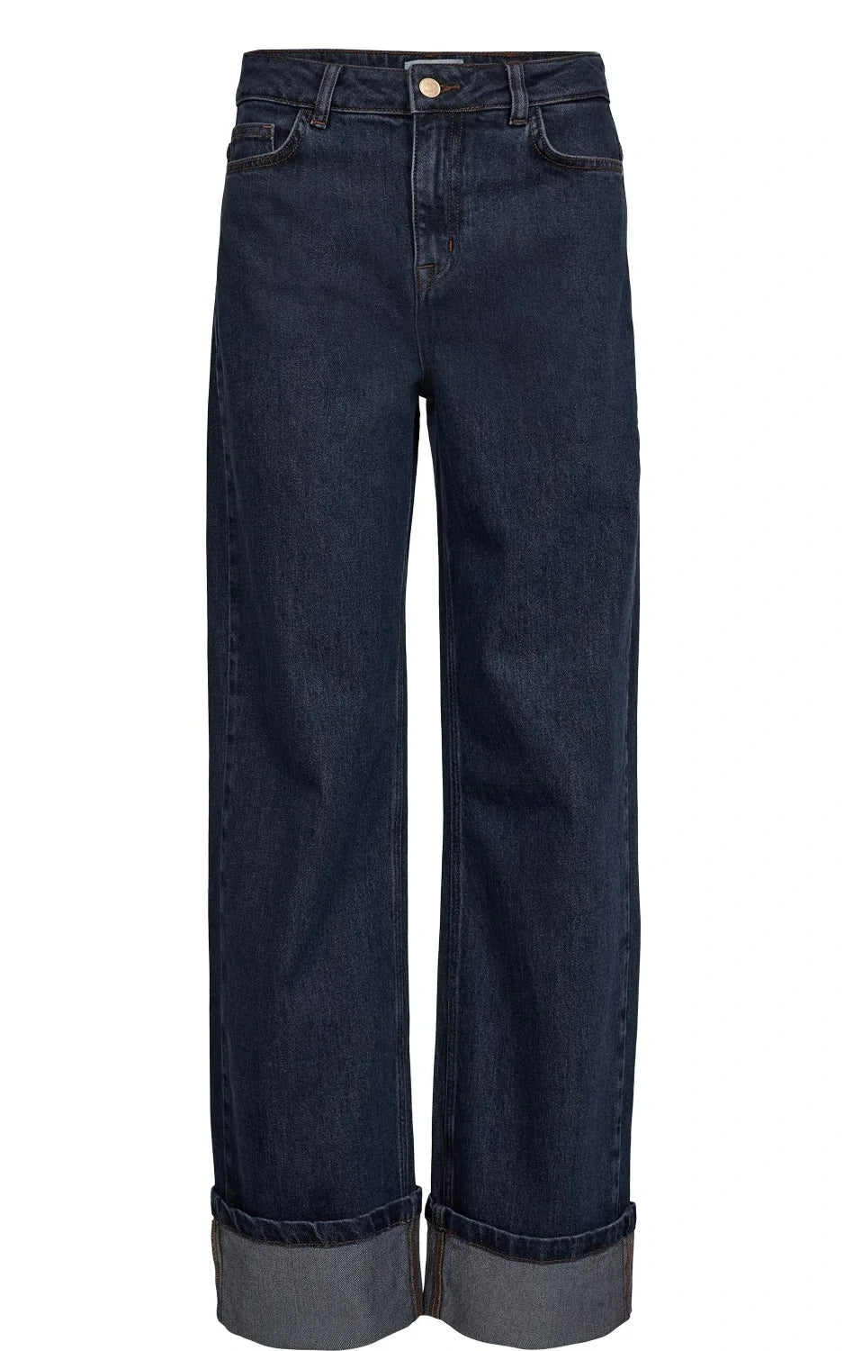 Nümph - Nutoronto Wide Jeans Dark Denim Blue
