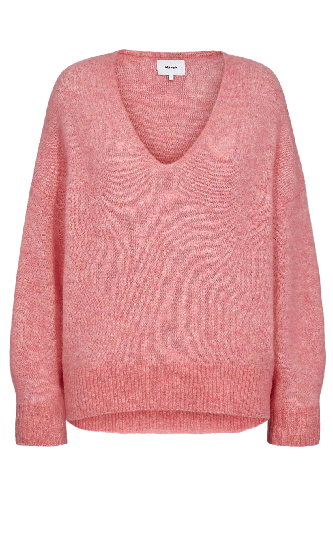 Nümph - Nuriette V-neck Pullover Pink Lemonade