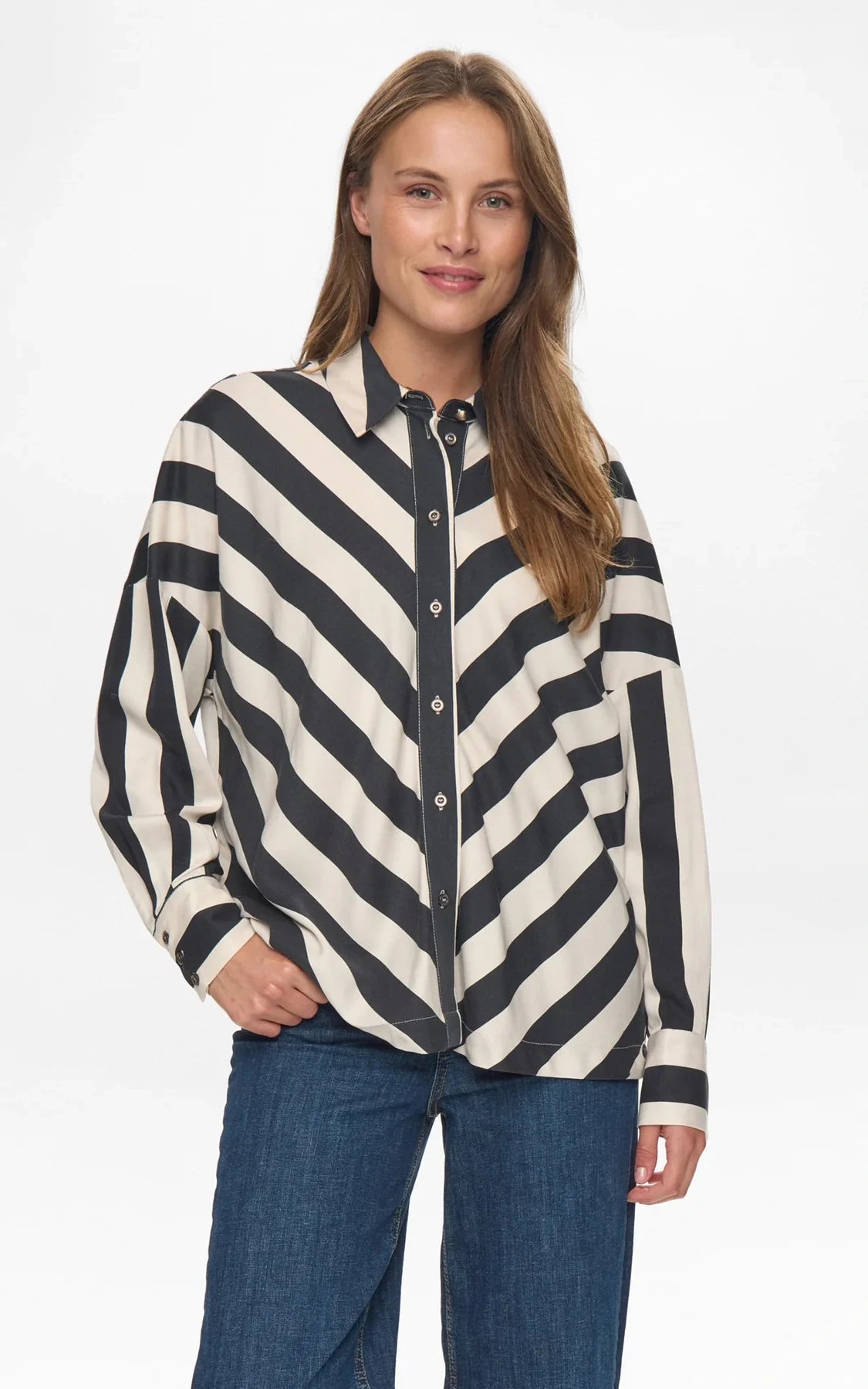Nümph - Numinzu Stripe Shirt Caviar