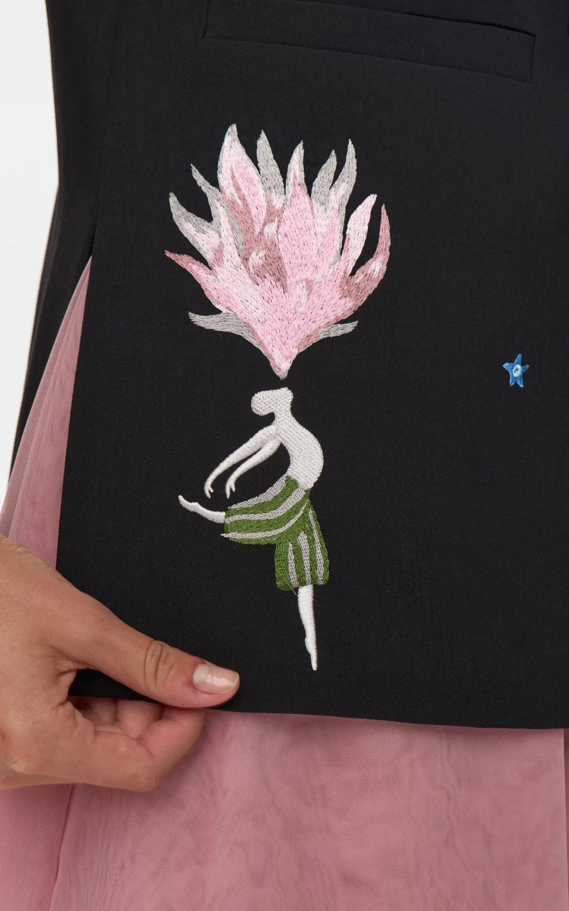 Nümph - Nualmut Long Vest Caviar