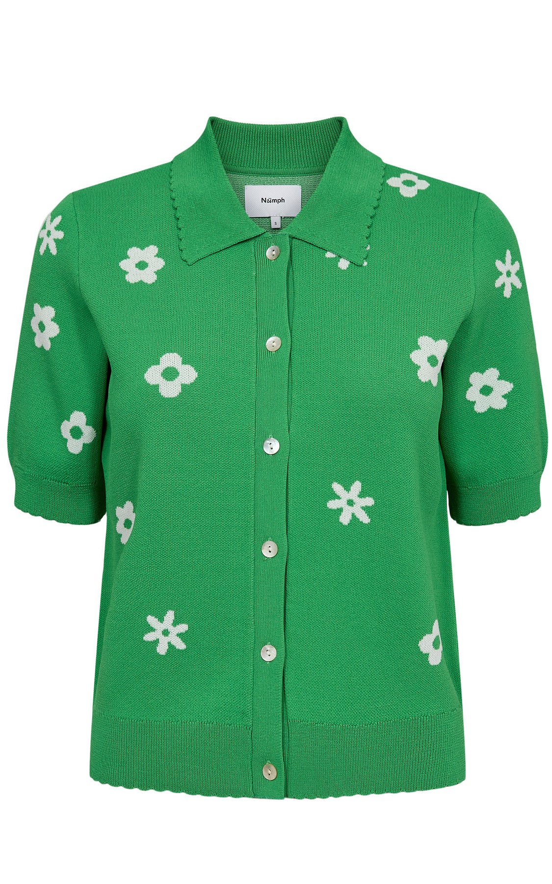 Nümph - Numargitta Cardigan Vibrant Green