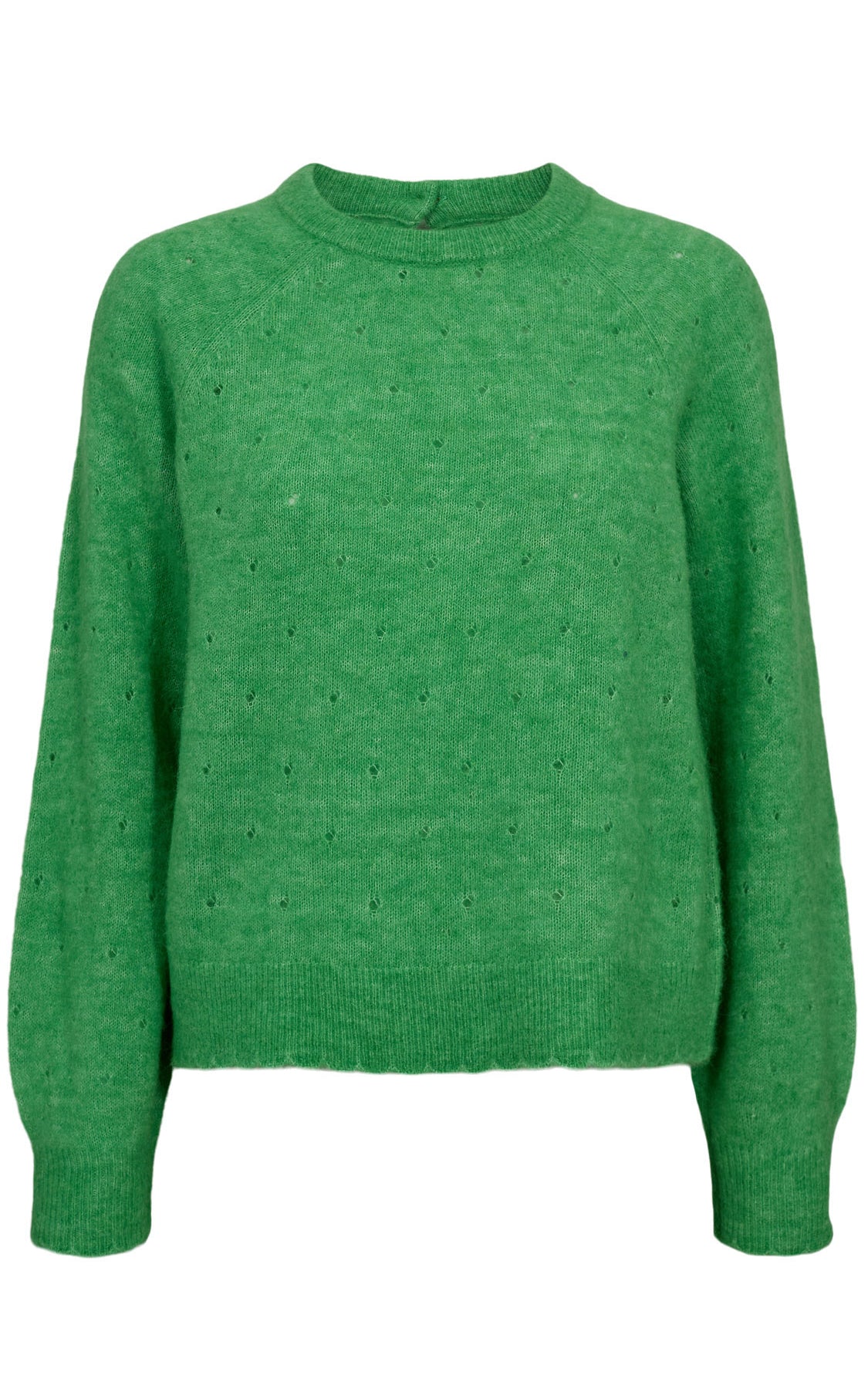 Nümph - Nurietto Pointelle Pullover Vibrant Green