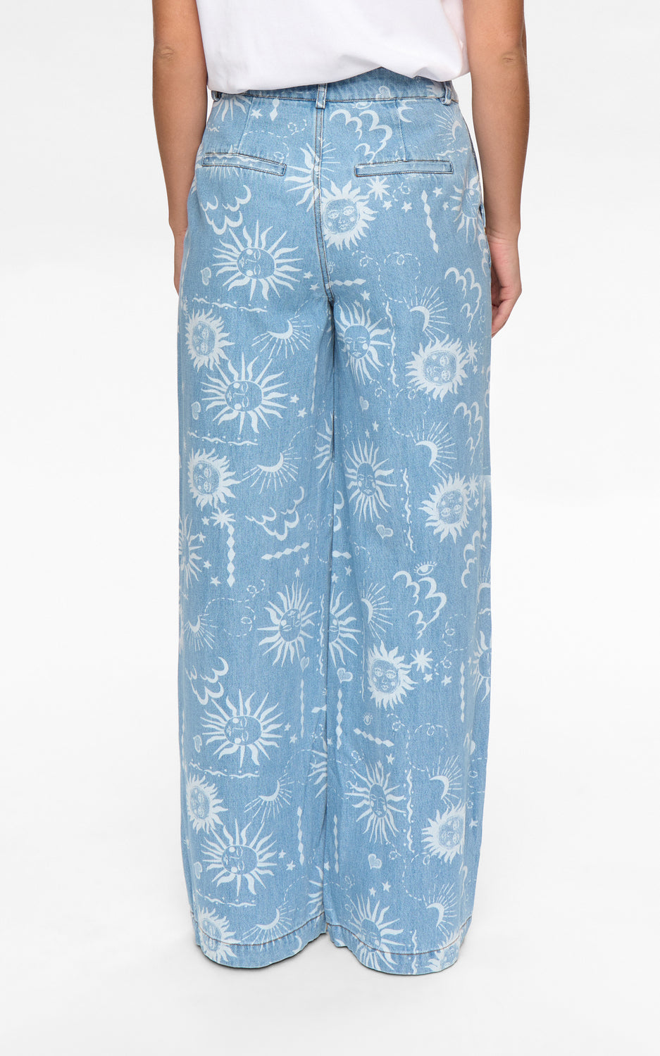 Nümph - Nugiselly Wide Jeans Light Blue Denim