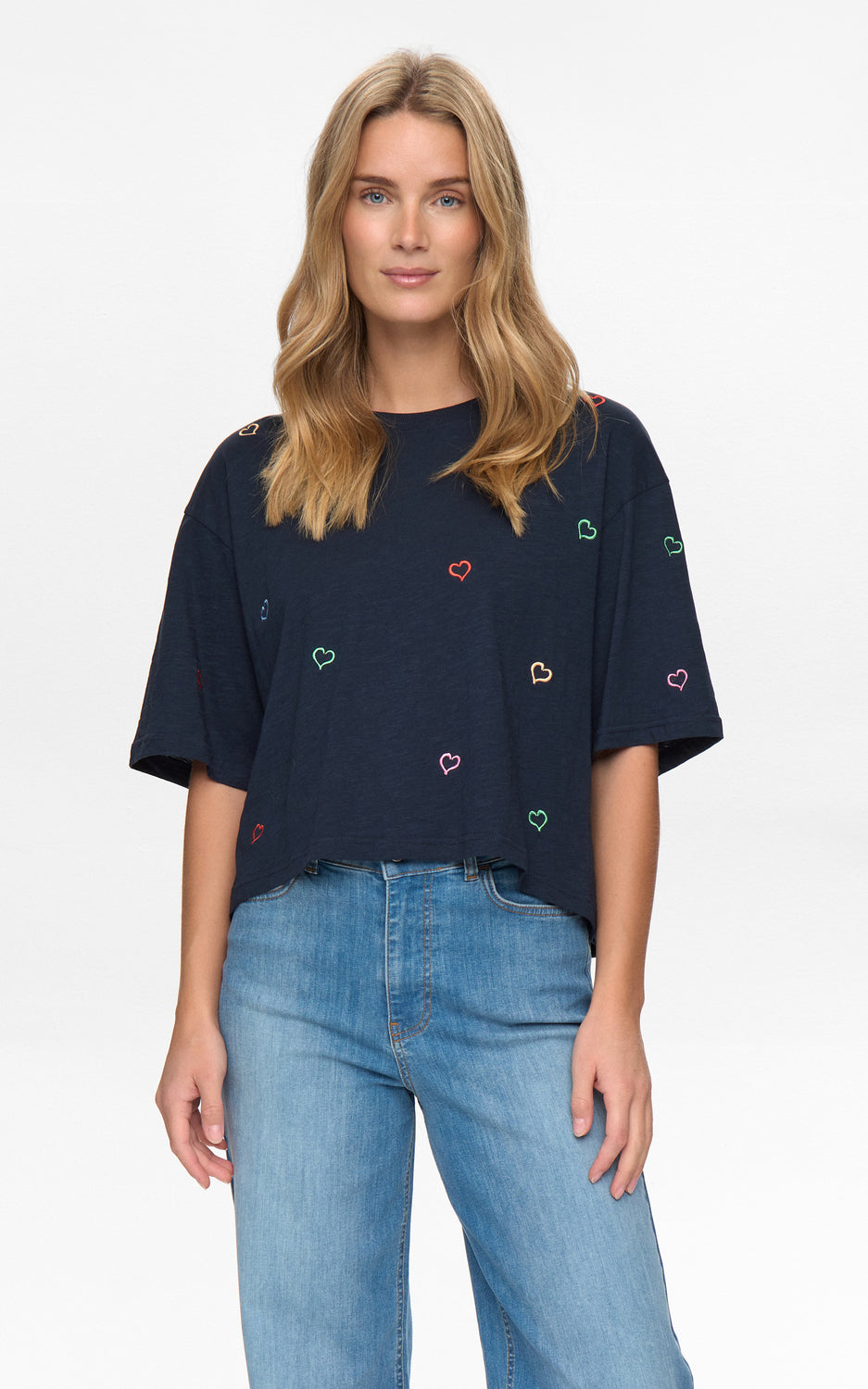 Nümph - Nulovine Boxy T-shirt Dark Sapphire