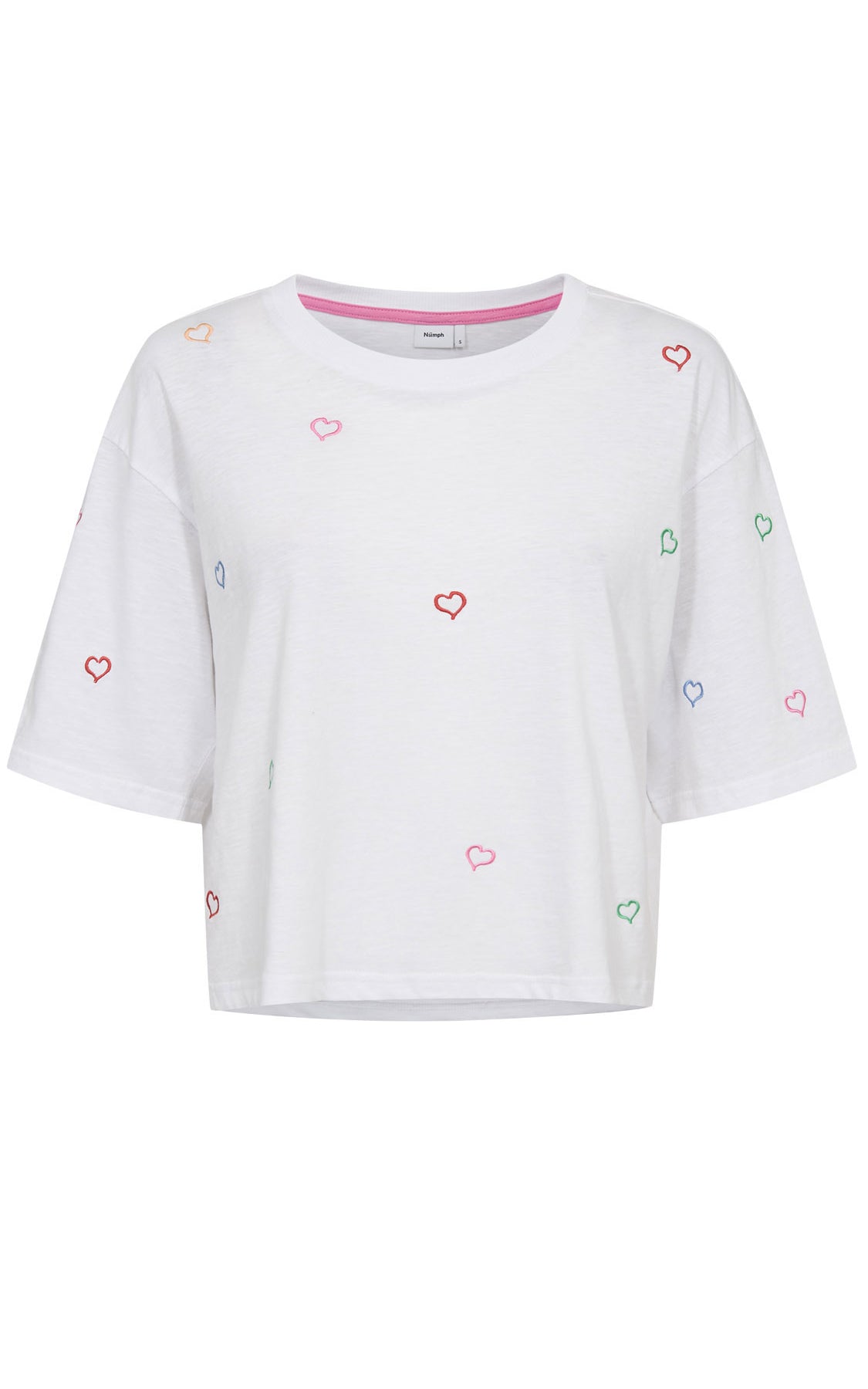 Nümph - Nulovine Boxy T-shirt Bright White