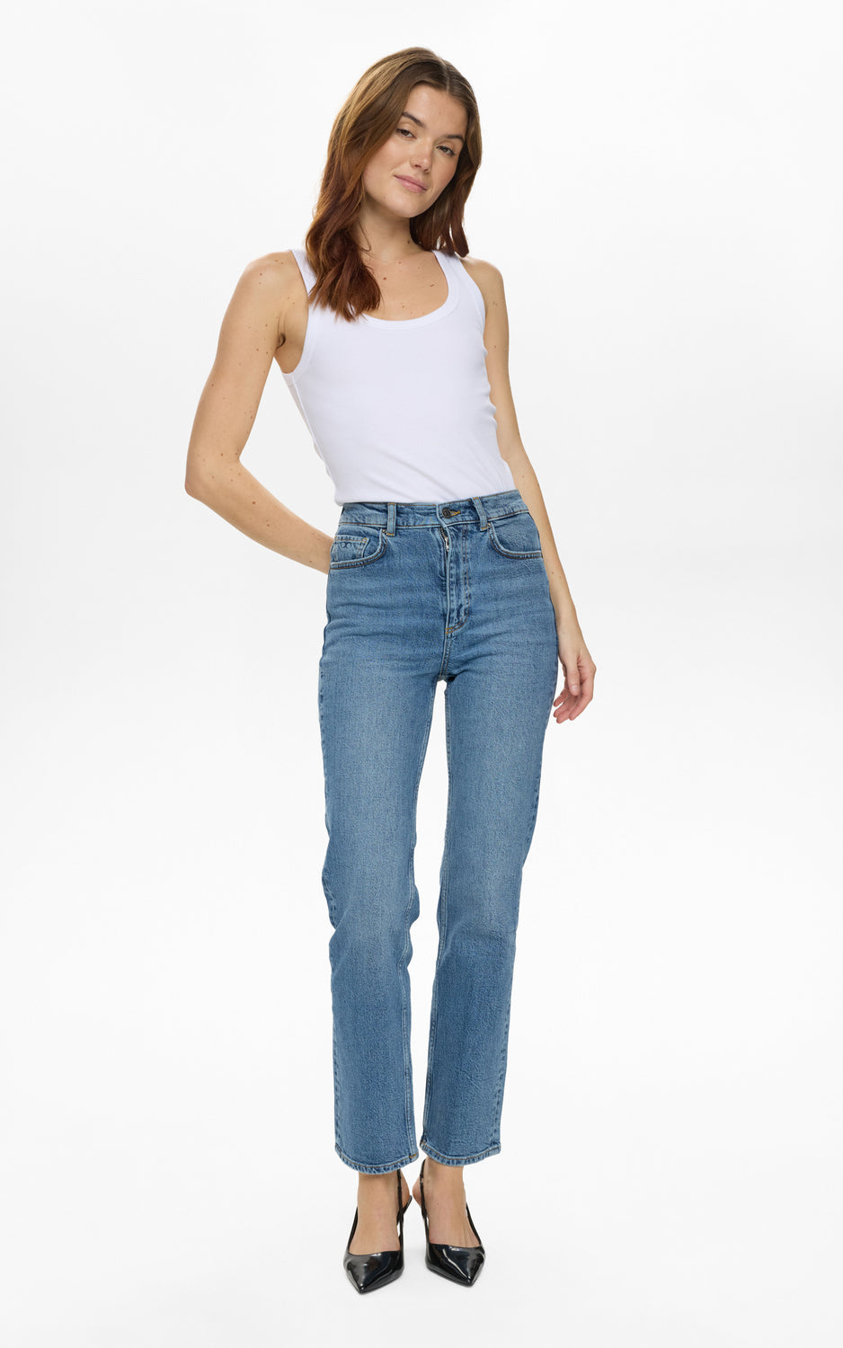 Nümph - Nuolso Straight Jeans Medium Blue Denim