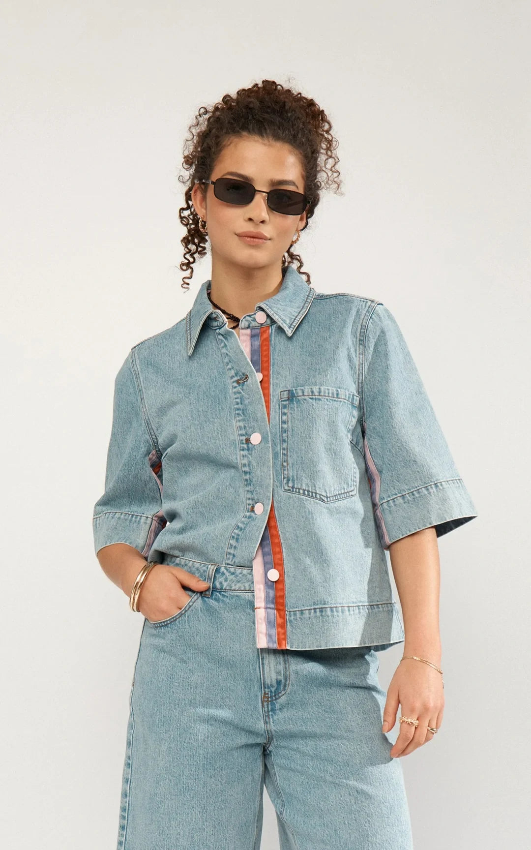 Nümph - Numalaga Shirt Light Blue Denim