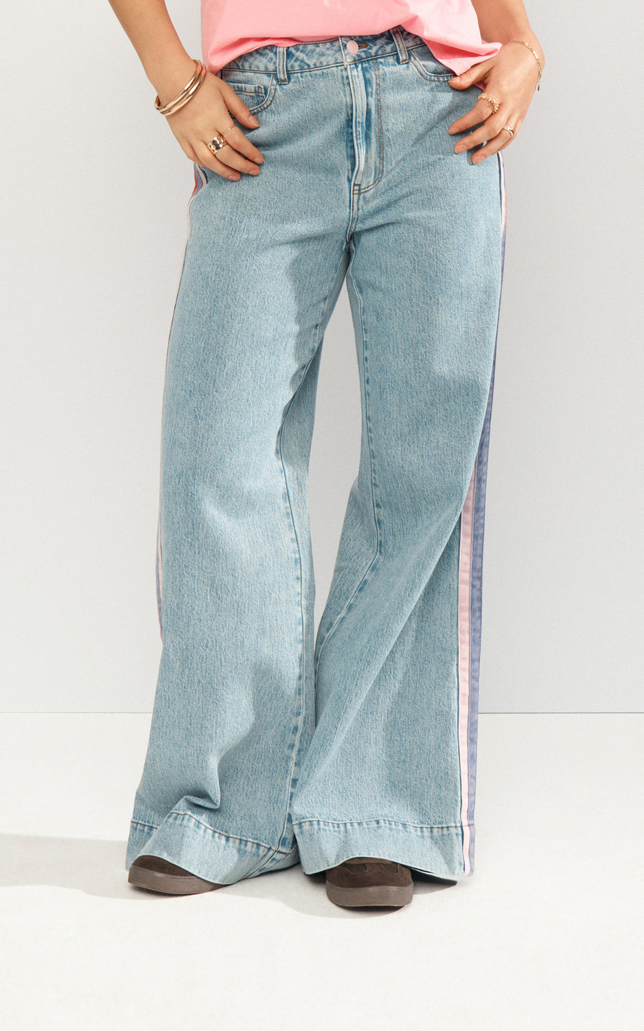 Nümph - Numalaga Wide Jeans Light Blue Denim