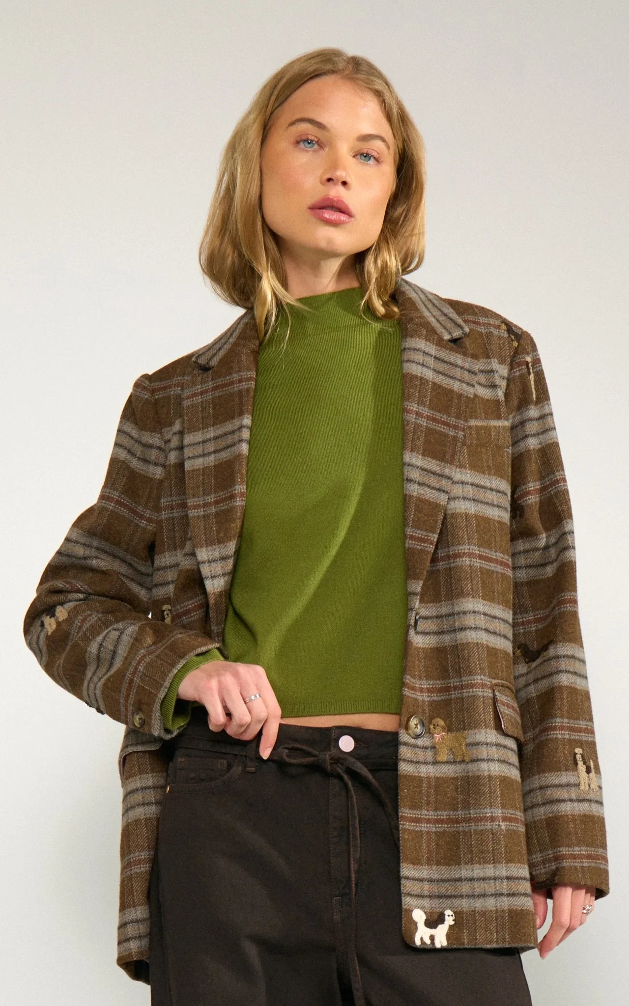 Nümph - Nuezma Oversize Blazer Kelp