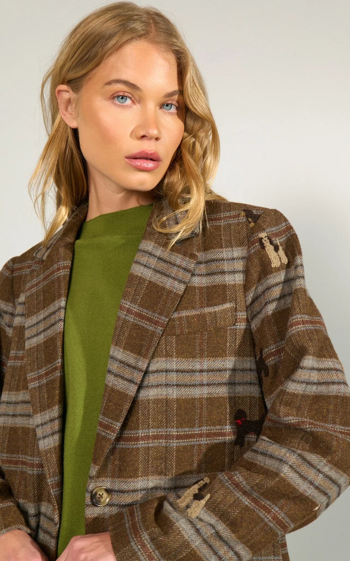 Nümph - Nuezma Oversize Blazer Kelp