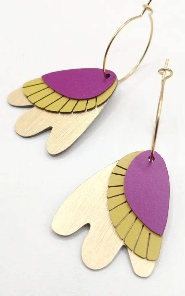Marcello Flower Earrings Madras