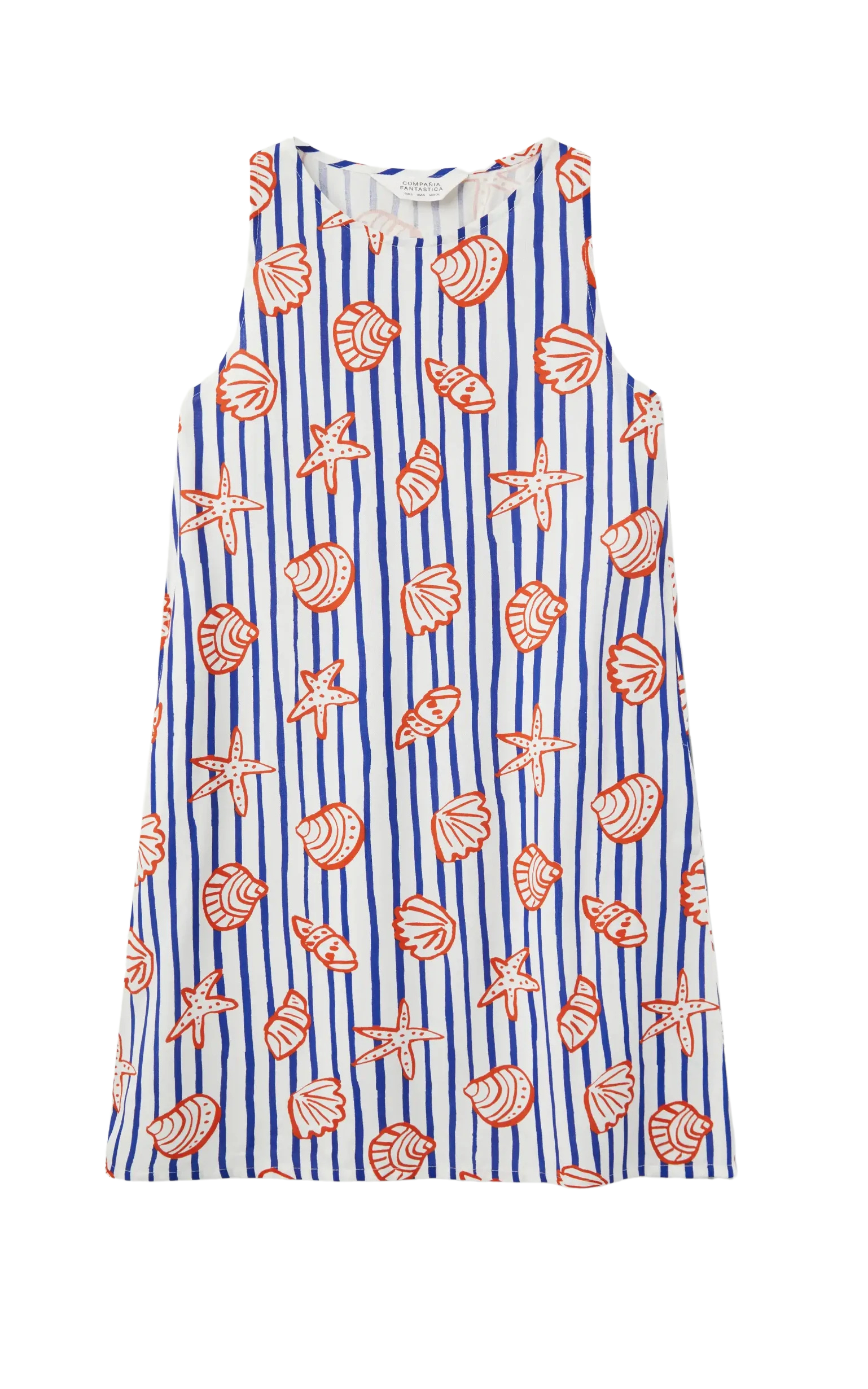 Compania Fantastica - Nemo Striped Print Short Dress