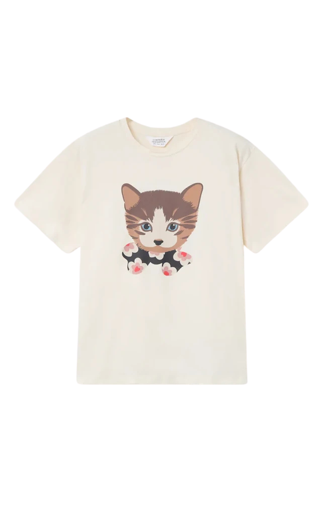 Compania Fantastica - T-shirt Kitten Print