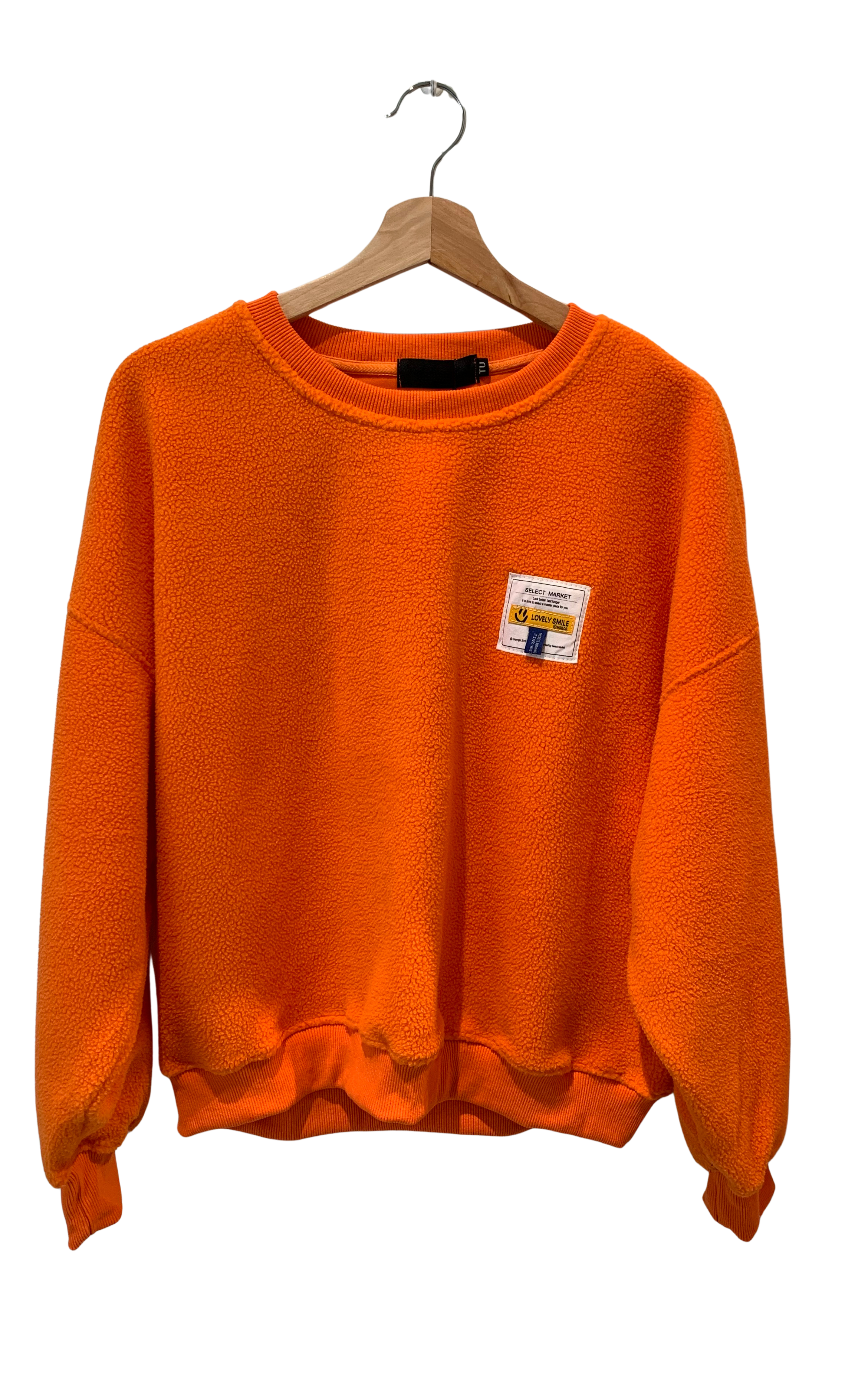 Orange Teddy Sweater
