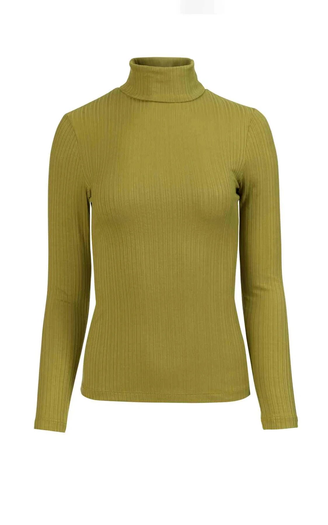Lalamour - Ruby Top Jersey Rib Golden Cypress