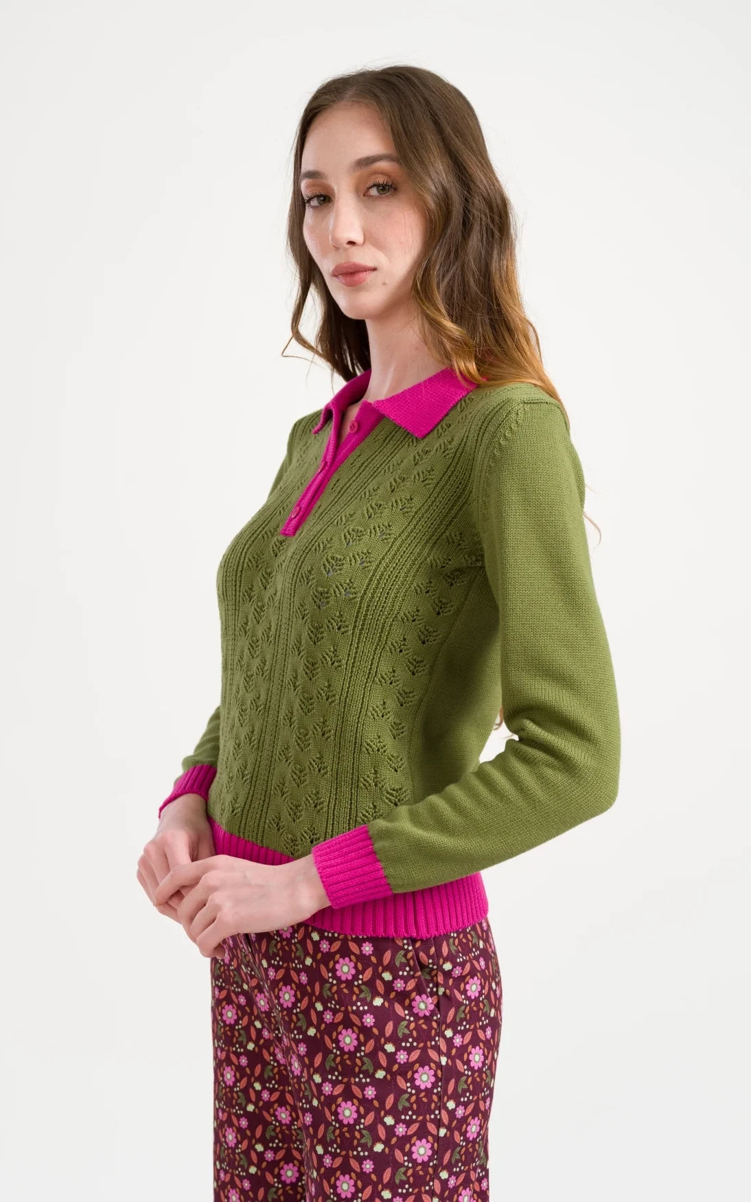 Lalamour - Romy Top Warm LS Knitwear Sphagnum