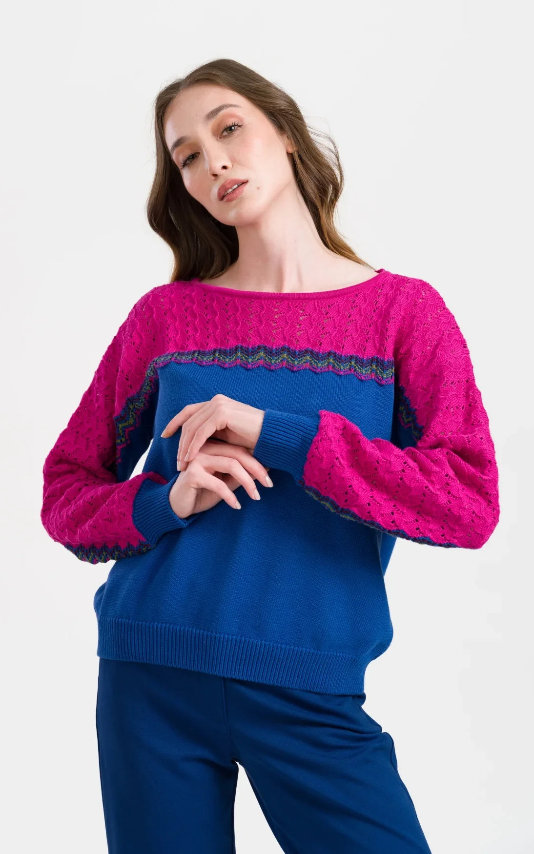 Lalamour - Sweater Charlotte Knitwear Colorblock