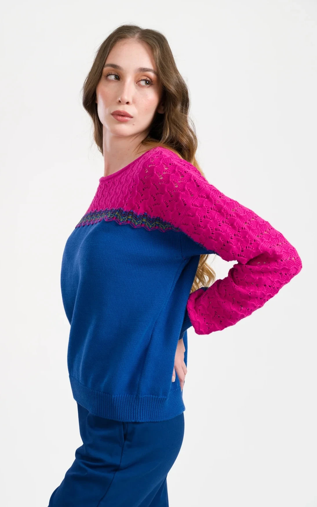 Lalamour - Sweater Charlotte Knitwear Colorblock