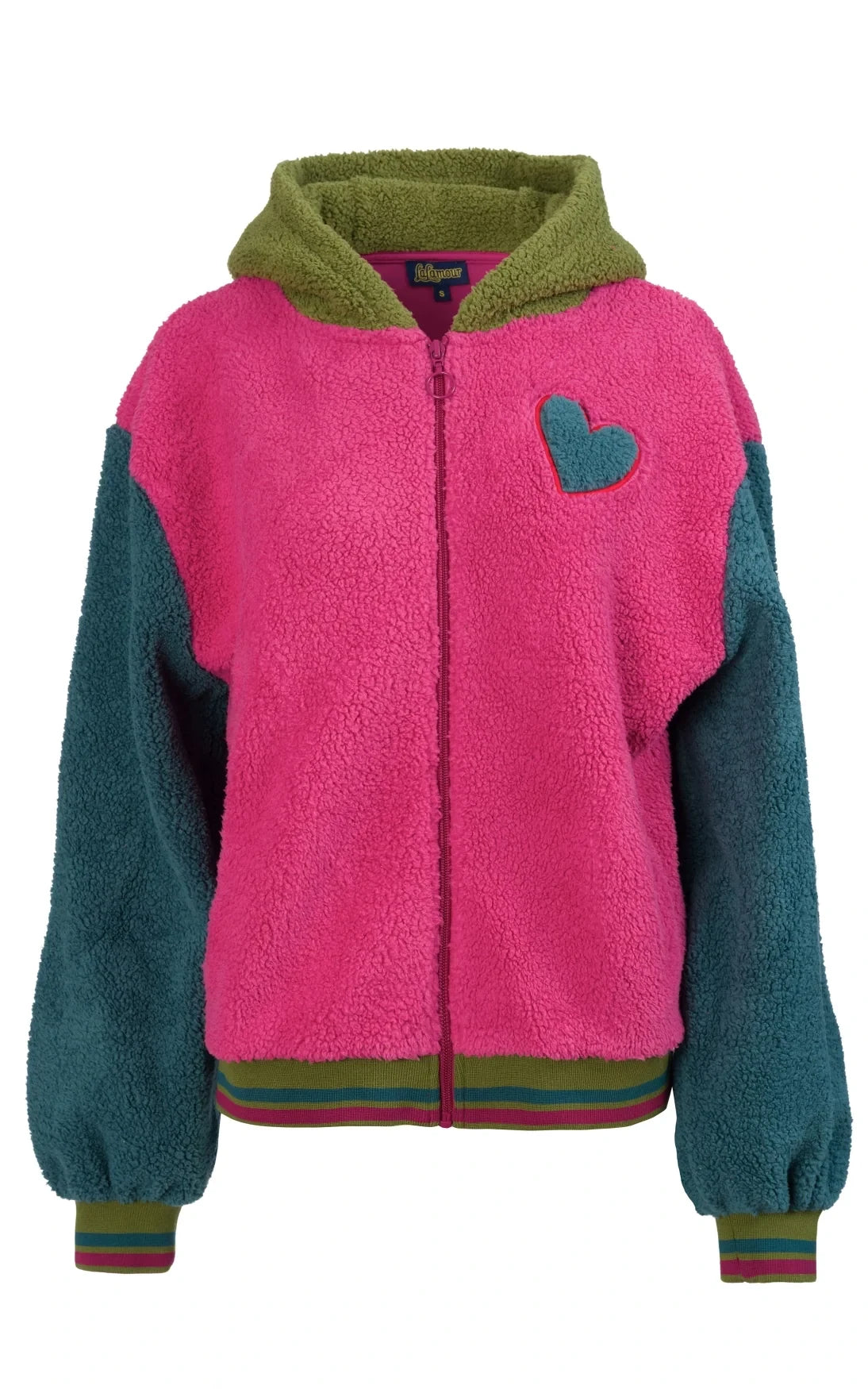 Lalamour - Zyra Jacket Plush Colorblock
