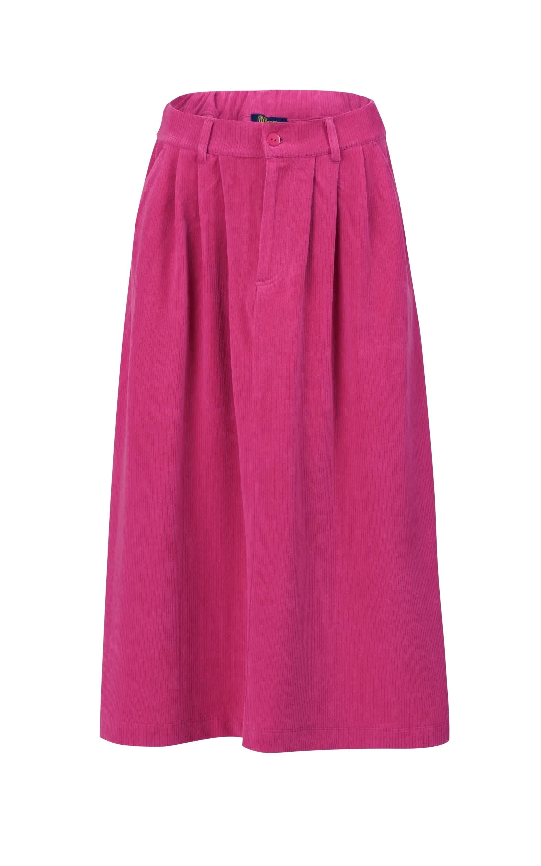 Lalamour - Isla Skirt Rib Velour Fuchsia Red