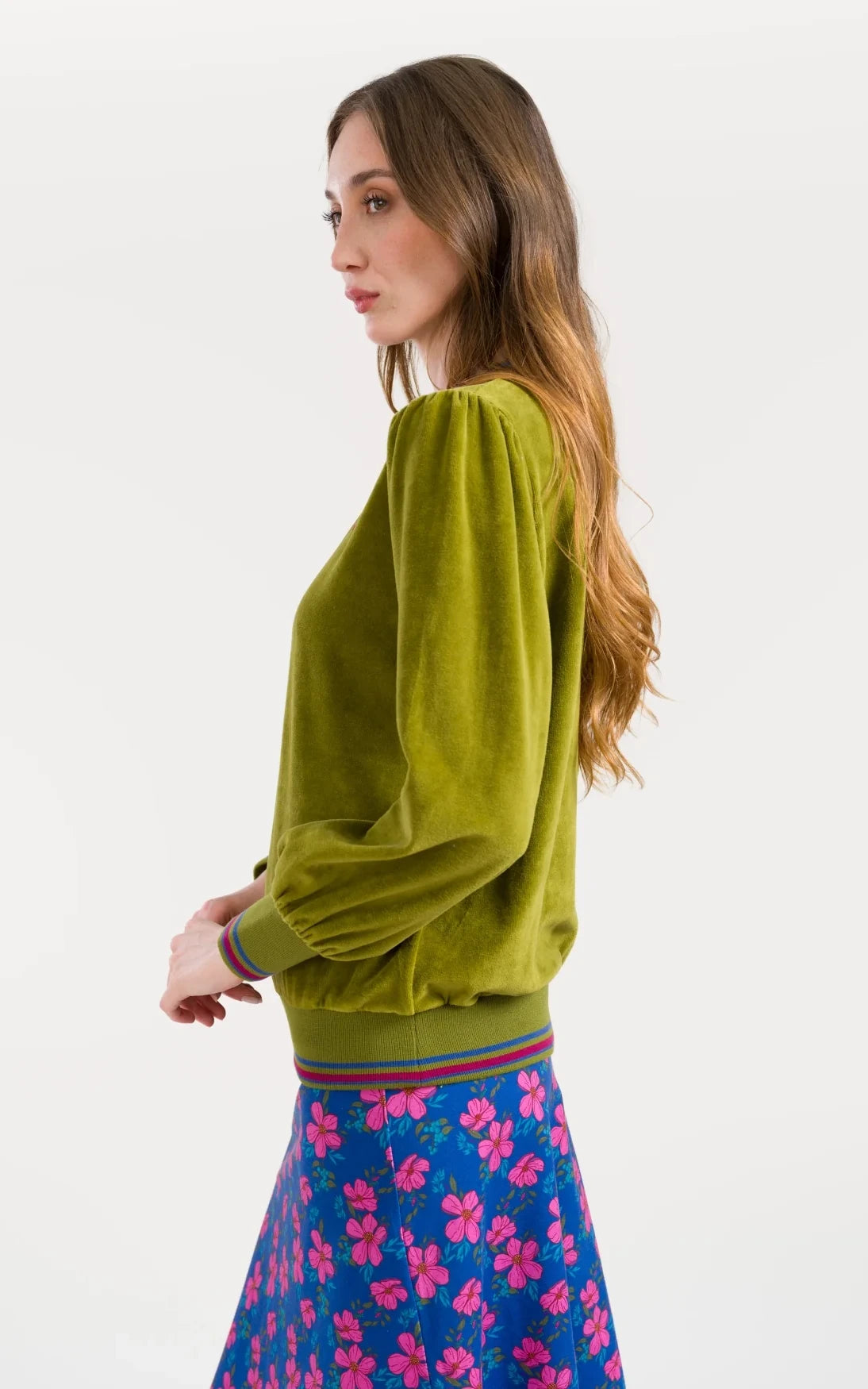 Lalamour - Juice Sweater Velour Sphagnum