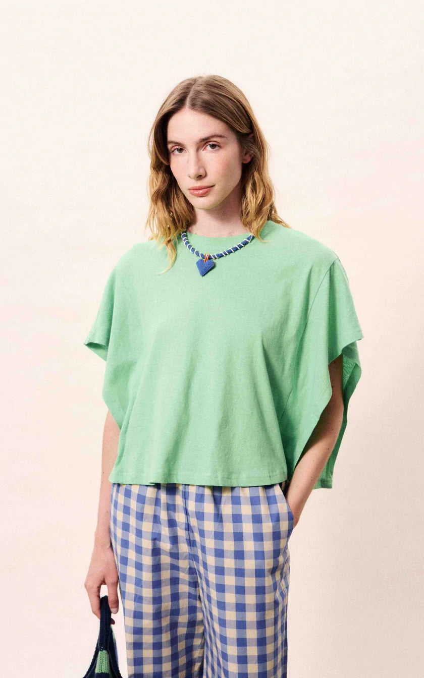 FRNCH - Briselia Top Green