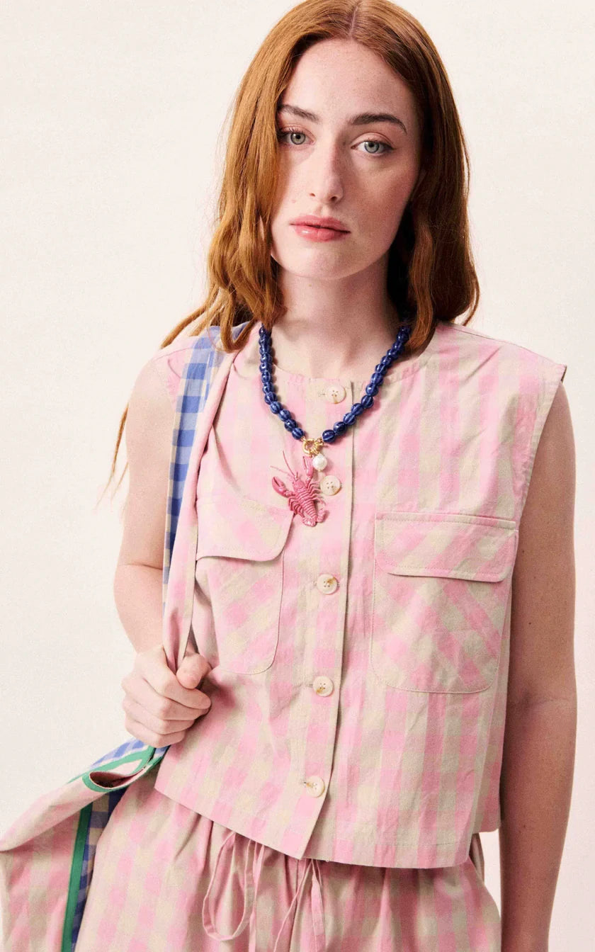 FRNCH - Aurora Vest Pink