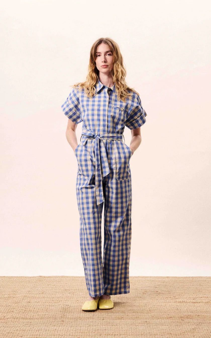 FRNCH - Oceanus Jumpsuit Azure Blue