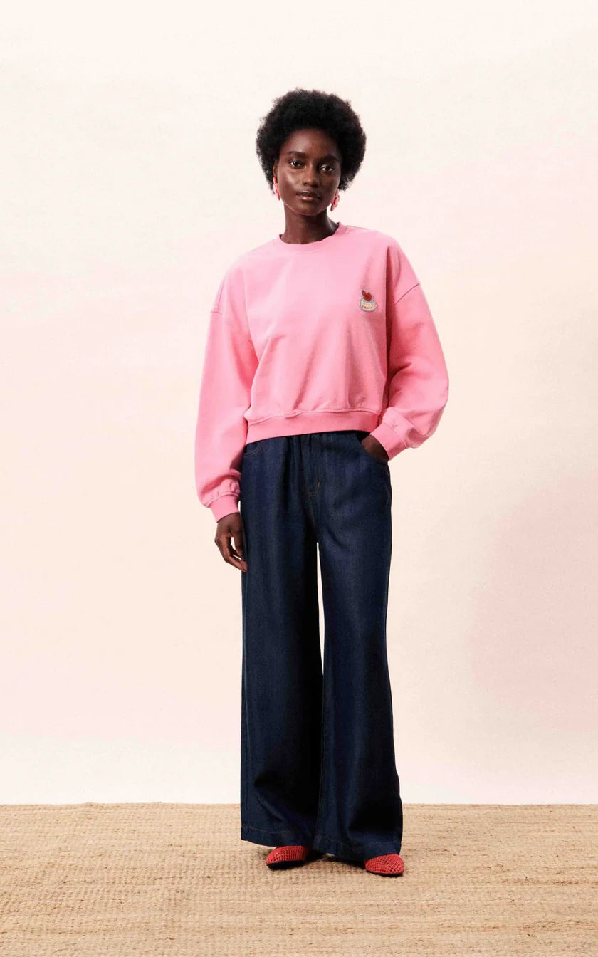 FRNCH - Tamise Sweatshirt Pink