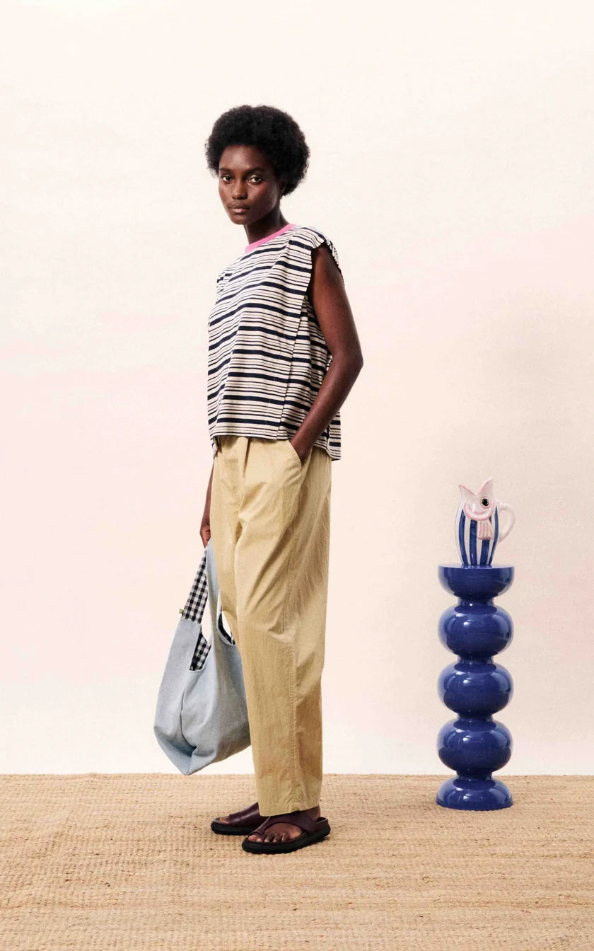 FRNCH - Siroka Top Navy Blue