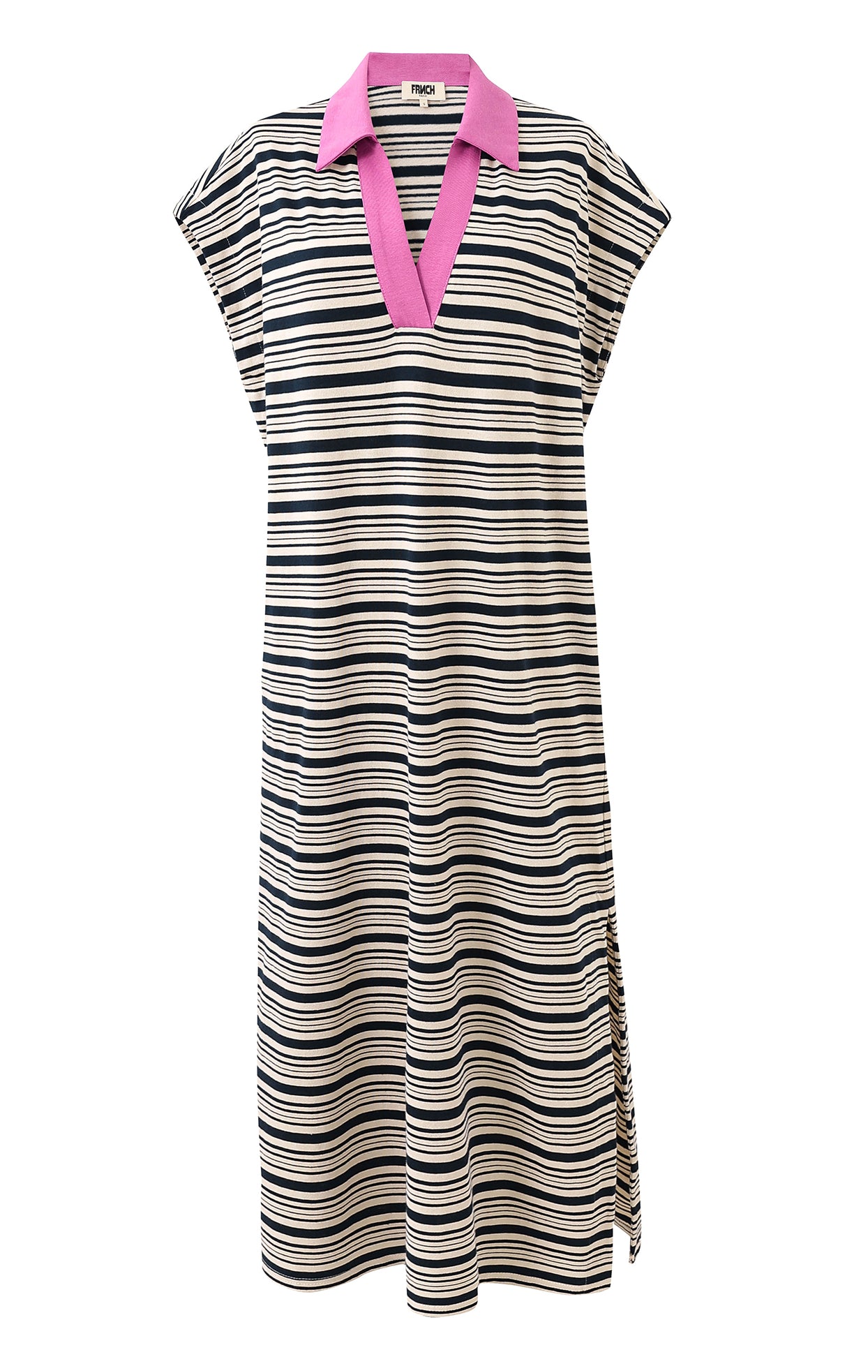 FRNCH - Chachaya Dress Navy Blue