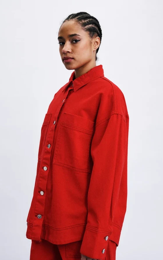 FRNCH - Shiretoko Red Overshirt