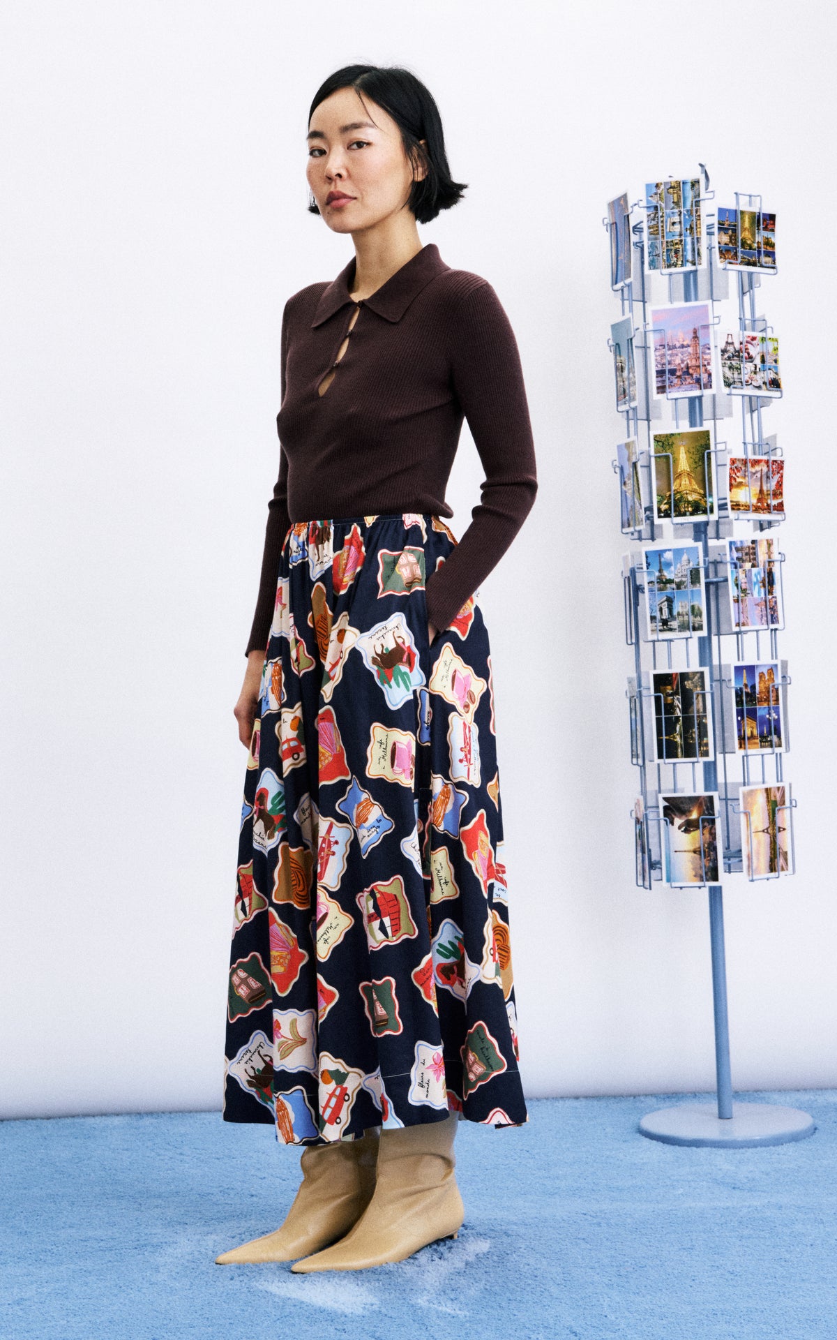 FRNCH - Borth Stamp Skirt
