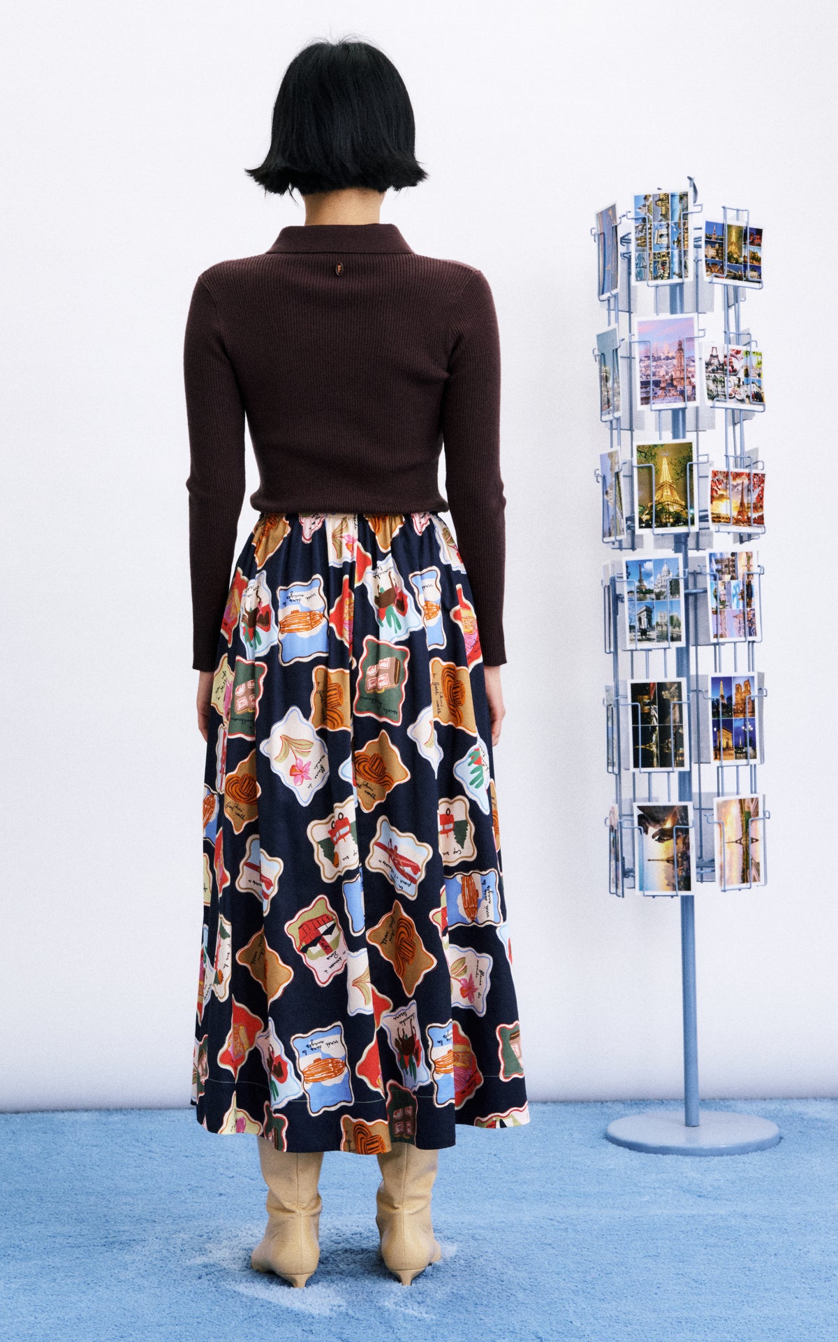 FRNCH - Borth Stamp Skirt