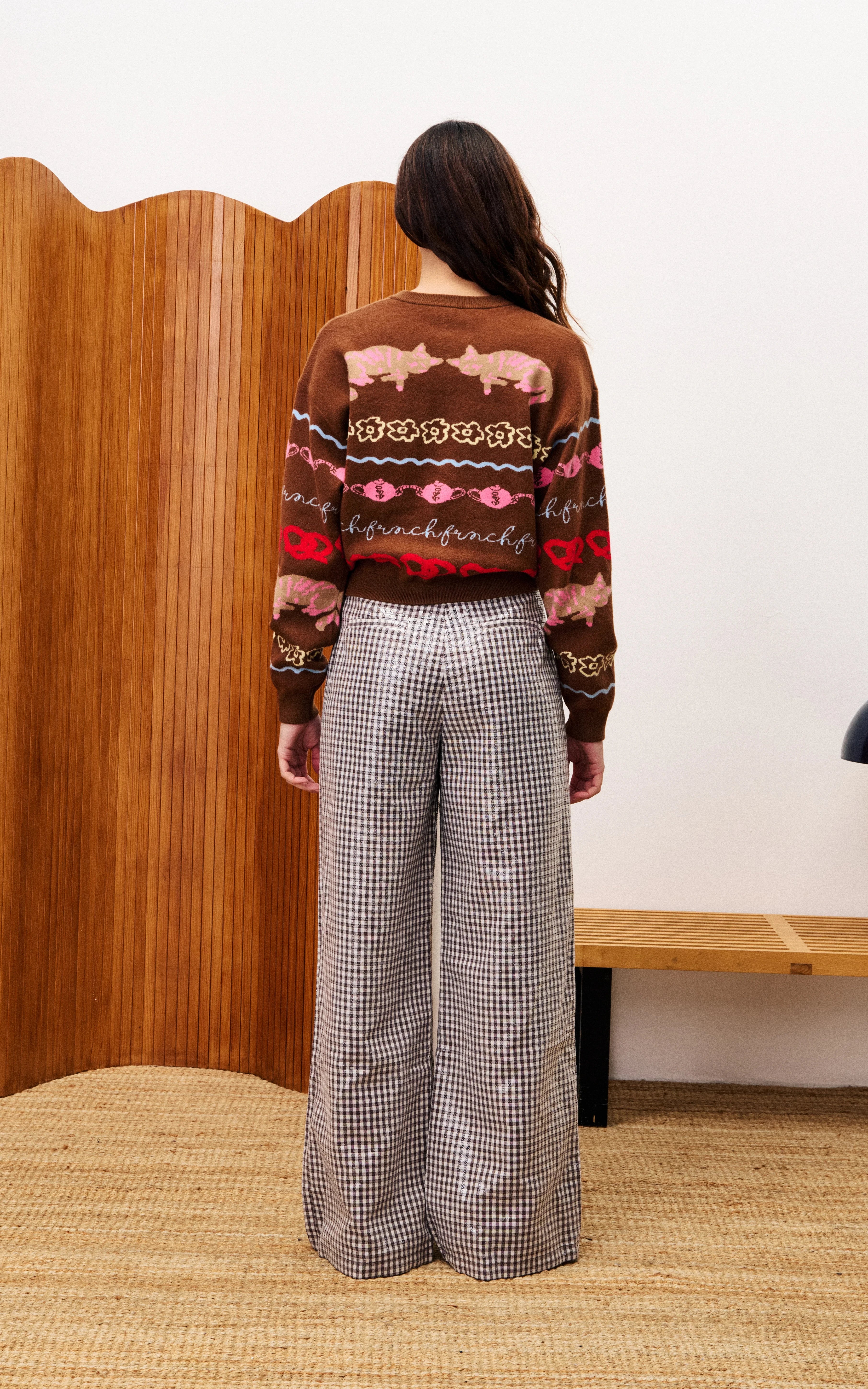 FRNCH - Abyssin Cardigan Ice Brown