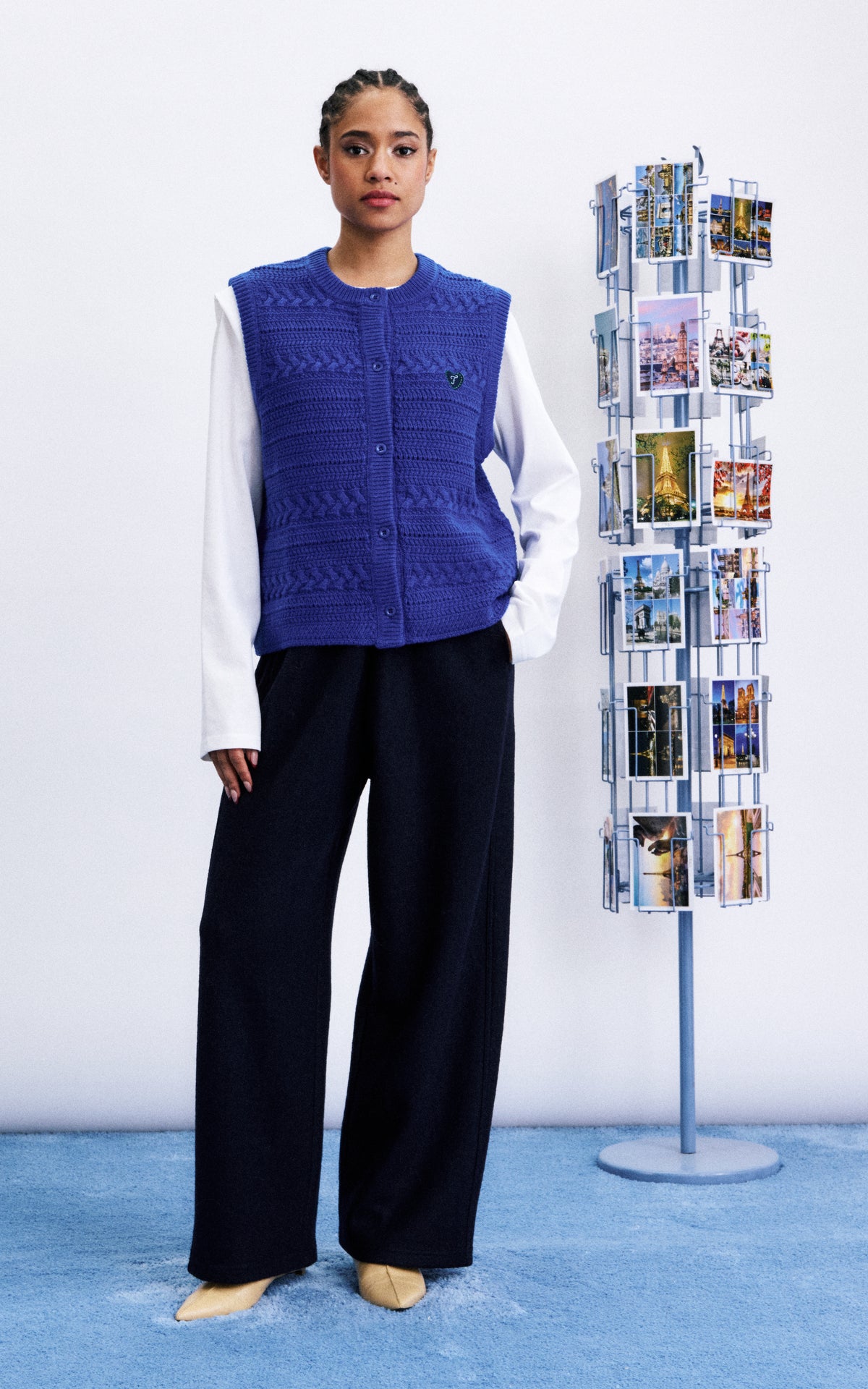 FRNCH - Miryang Electric Blue Cardigan
