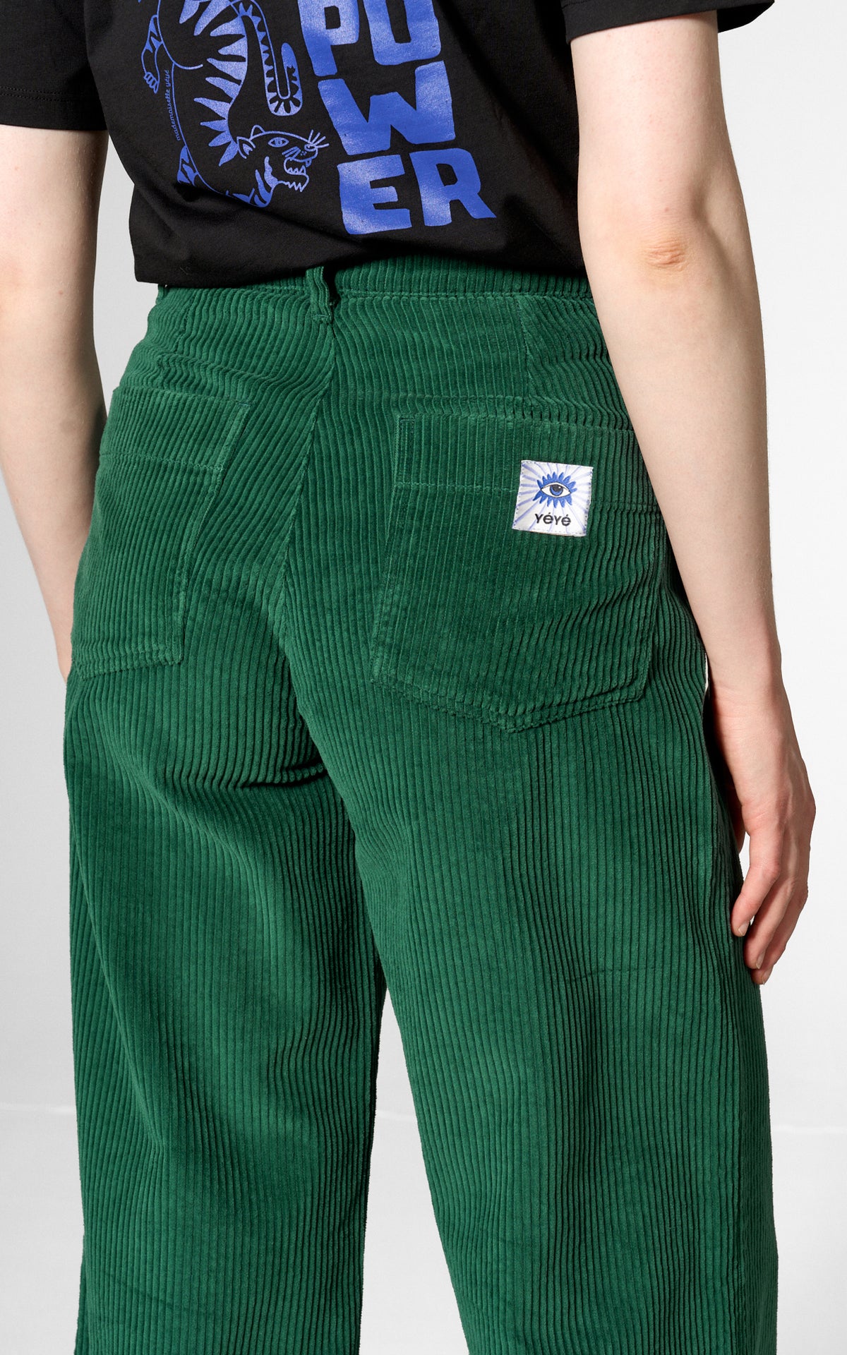 Mademoiselle Yéyé - Casual Cut Trousers Botanical Green