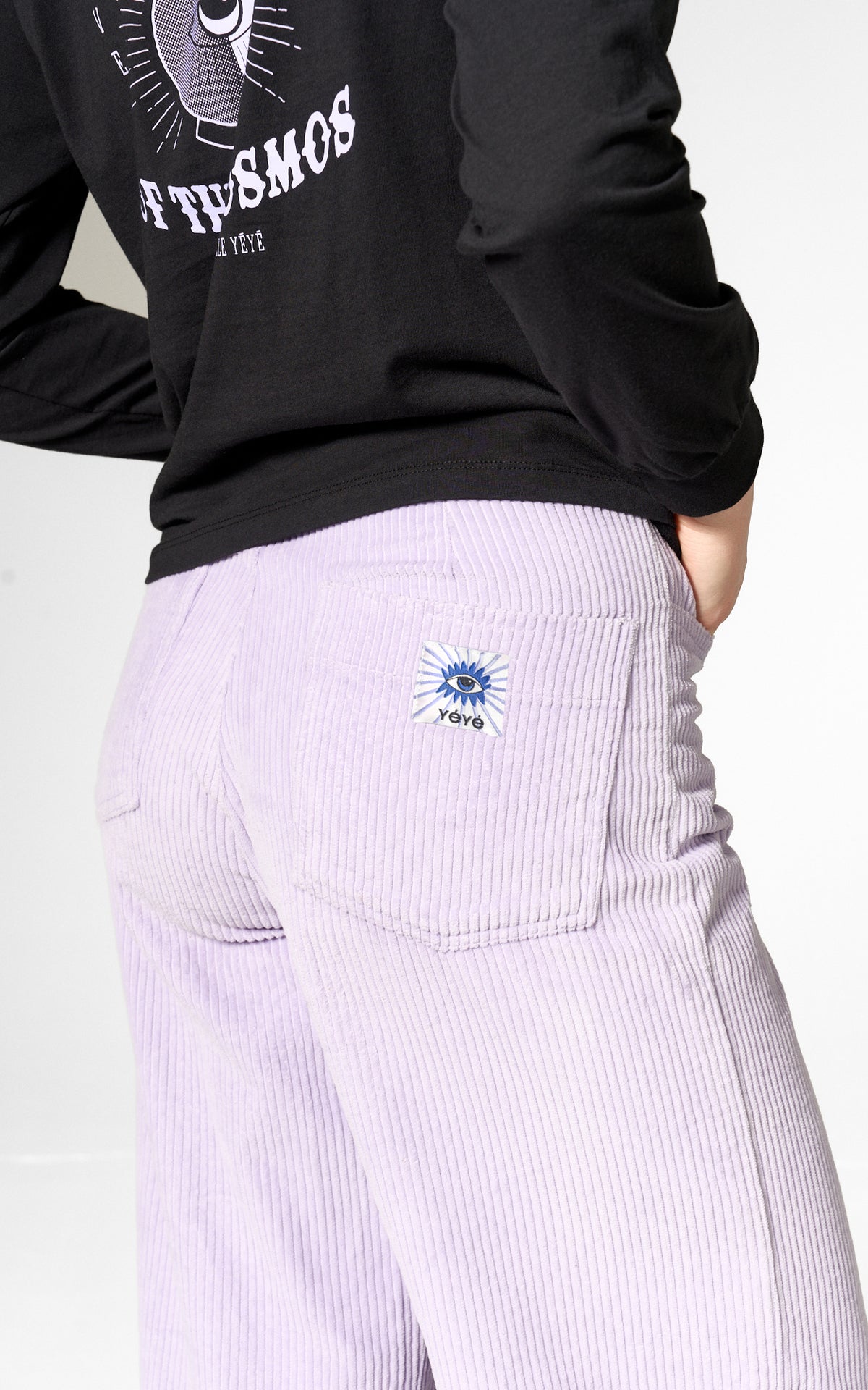 Mademoiselle YéYé - Casual Cut Trousers Lavender
