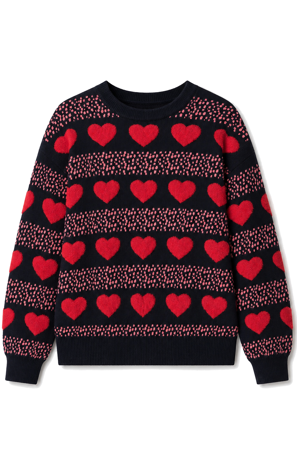 Jersey Corazones Negro