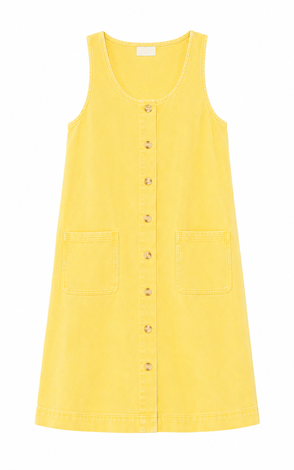Sleeveless Dress Yellow
