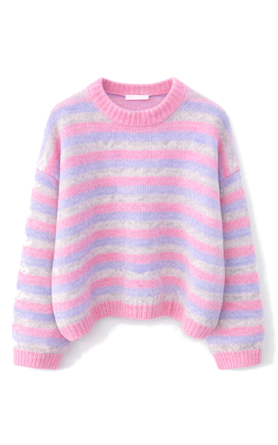 Pink Striped Sweater