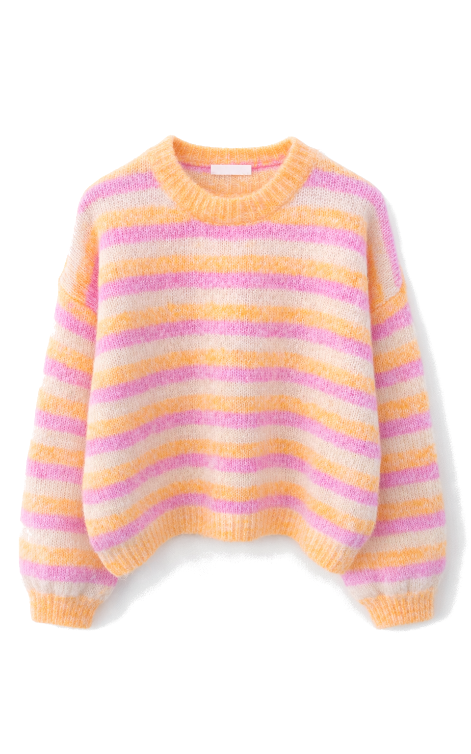 Orange Striped Sweater