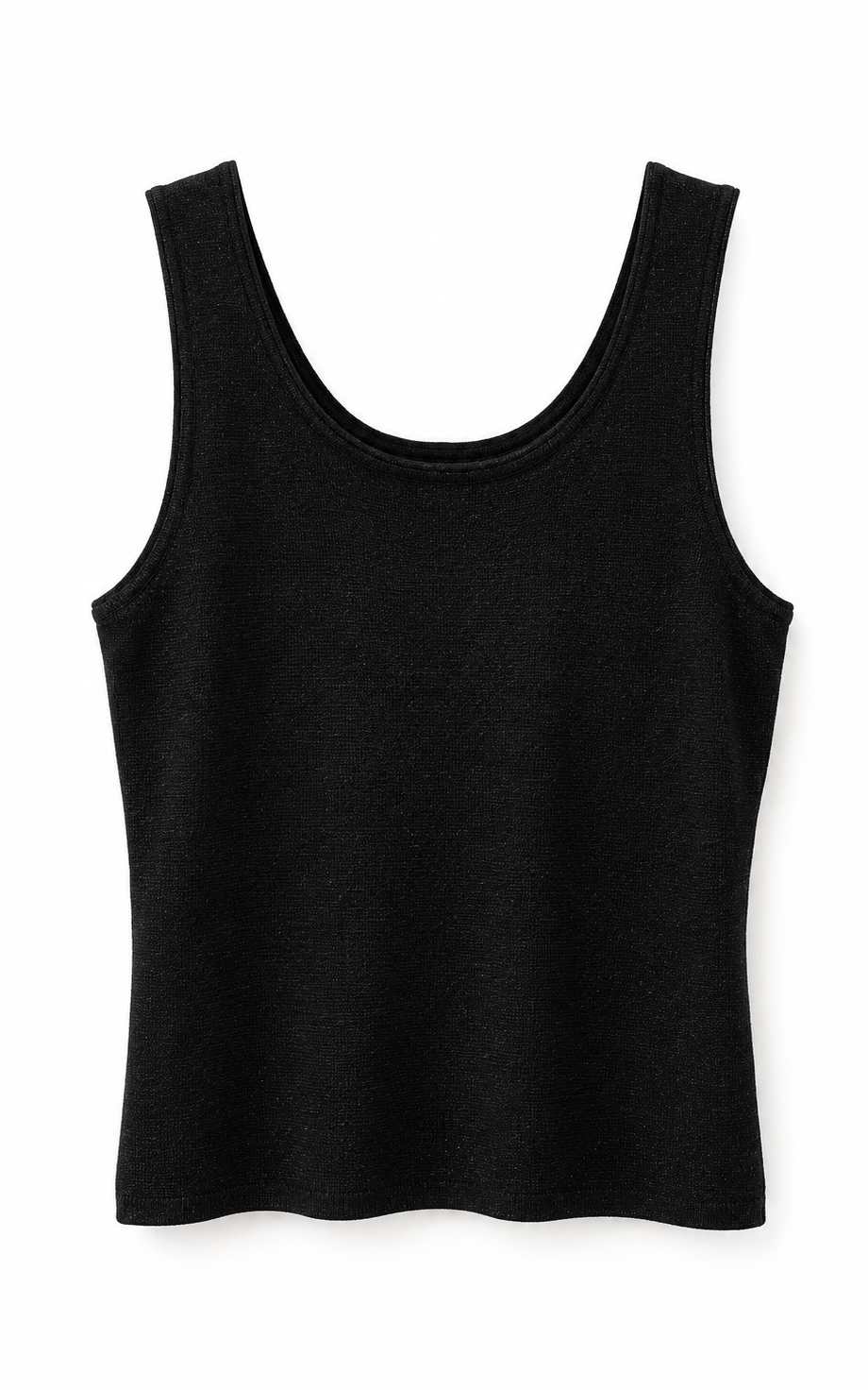 Zwarte Glitter Top